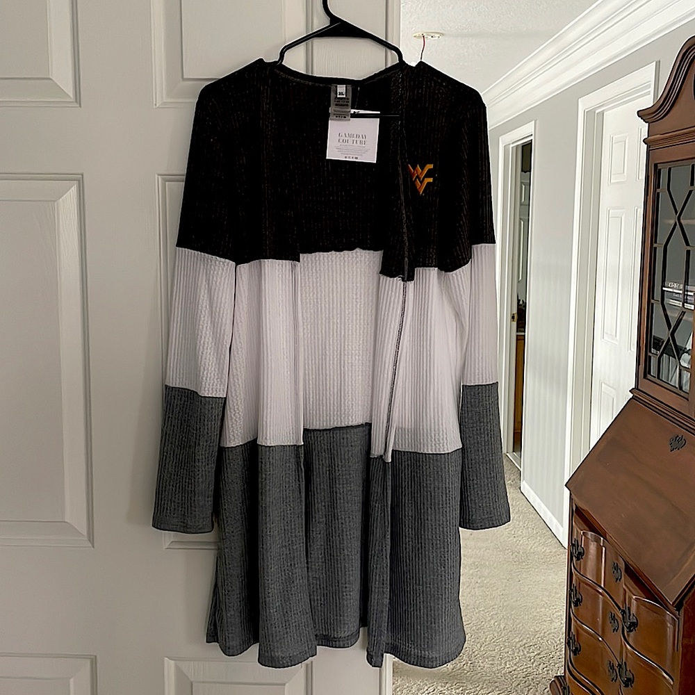 West Virginia University cardigan xl